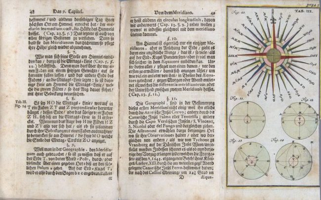 Strona starodruku z traktatem astronomicznym