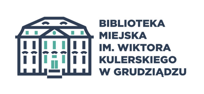 Logo Biblioteki Miejskiej im. Wiktora Kulerskiego w Grudziądzu
